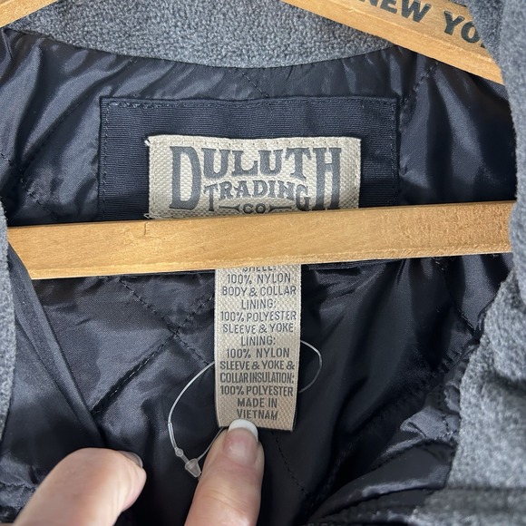 Duluth Trading Grab Fleece-Lined Jacket Mens Wind proof Water Repellent Size L - Picture 3 of 8